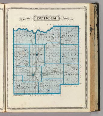 Dubois County maps reveal lost history after 1839 courthouse fire