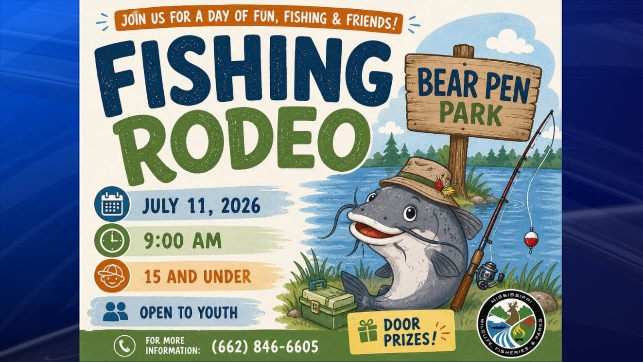 Cleveland Park Commission hosts youth fishing rodeo at Bear Pen Park