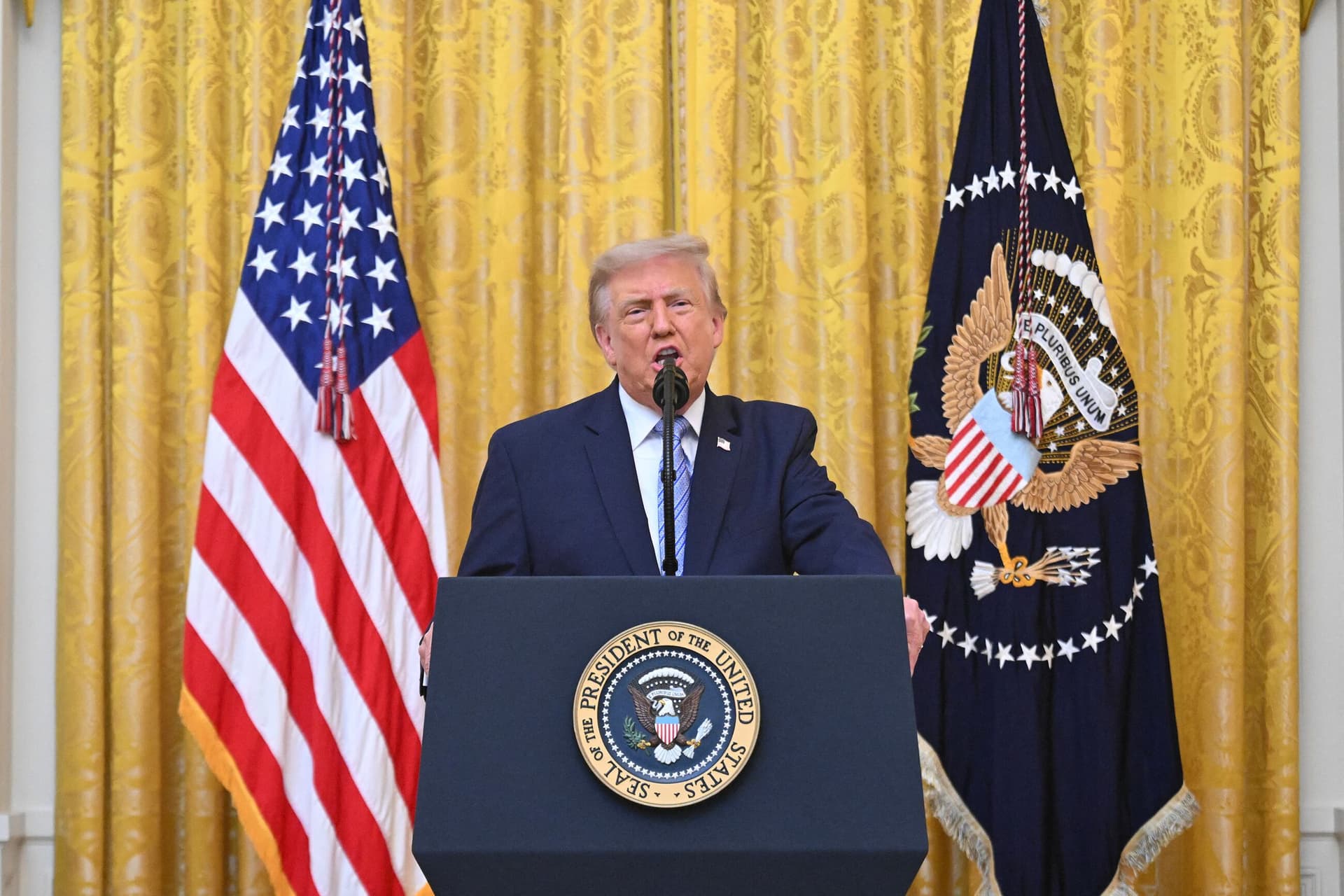 Trump revives debunked election fraud claims in White House speech