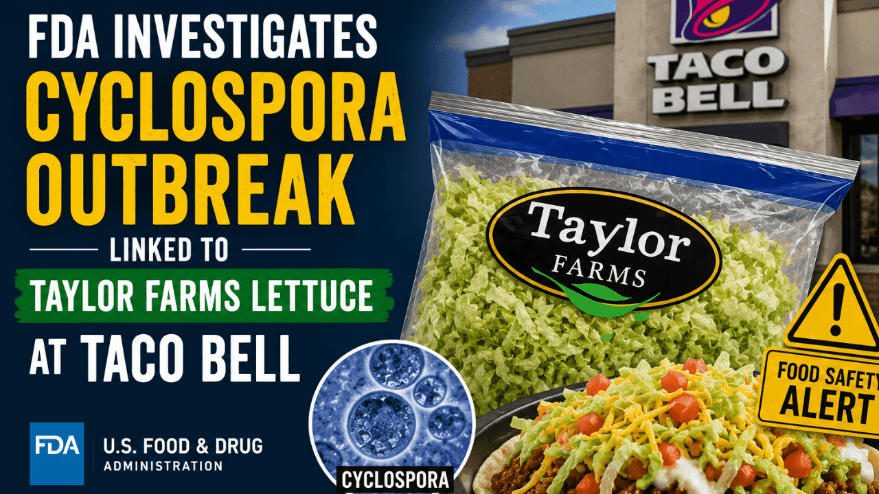 Taco Bell drops lettuce tied to cyclosporiasis outbreak nationwide