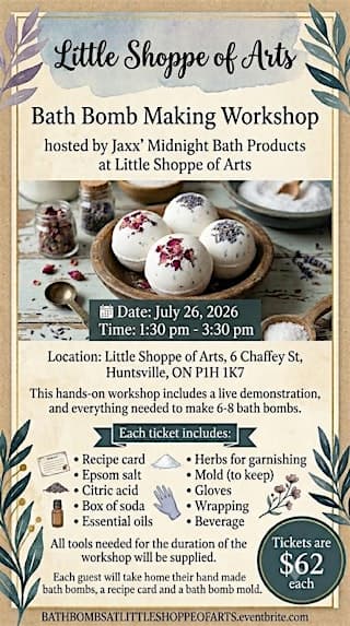 Huntsville workshop teaches beginners to make six bath bombs