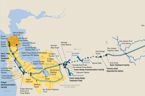 How San Francisco's water system brings Sierra snowmelt to the city