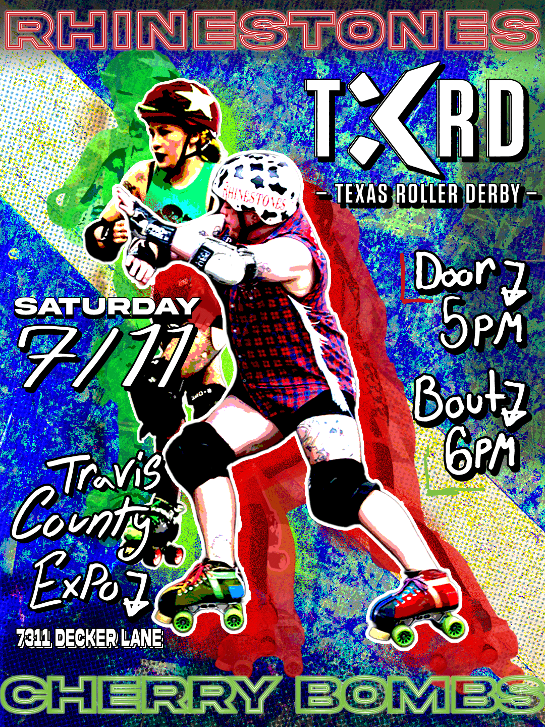 Texas Roller Derby promotes Cherry Bombs vs. Rhinestones bout in Austin