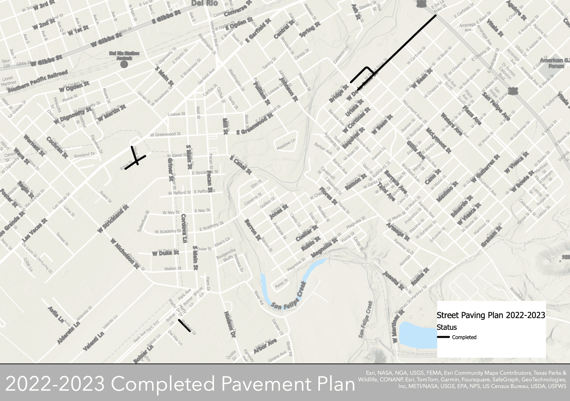 Del Rio seeks bids for road aggregate and oil supplies