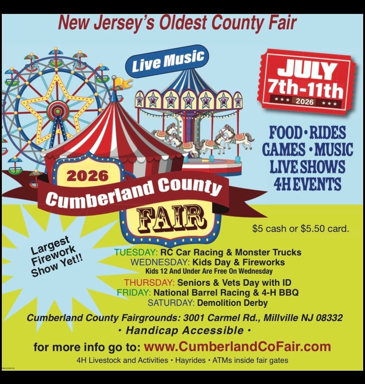 Cumberland County events feed highlights summer activities, fair, library programs
