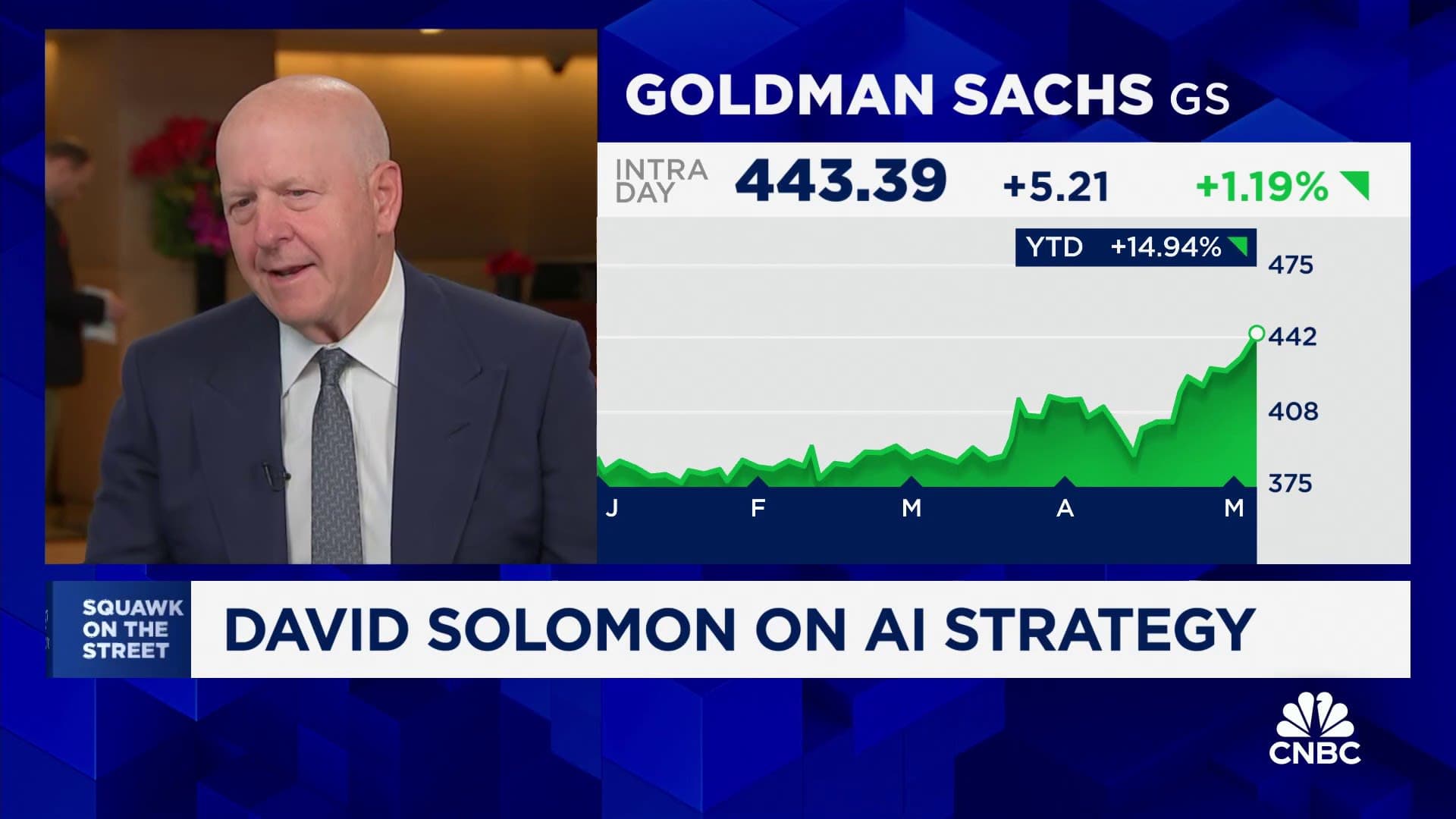 Goldman Sachs CEO David Solomon outlines earnings, deals and AI strategy