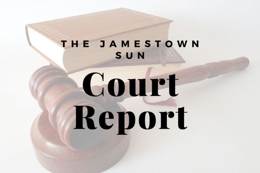 Jamestown court roundup includes recent cases and marriage licenses