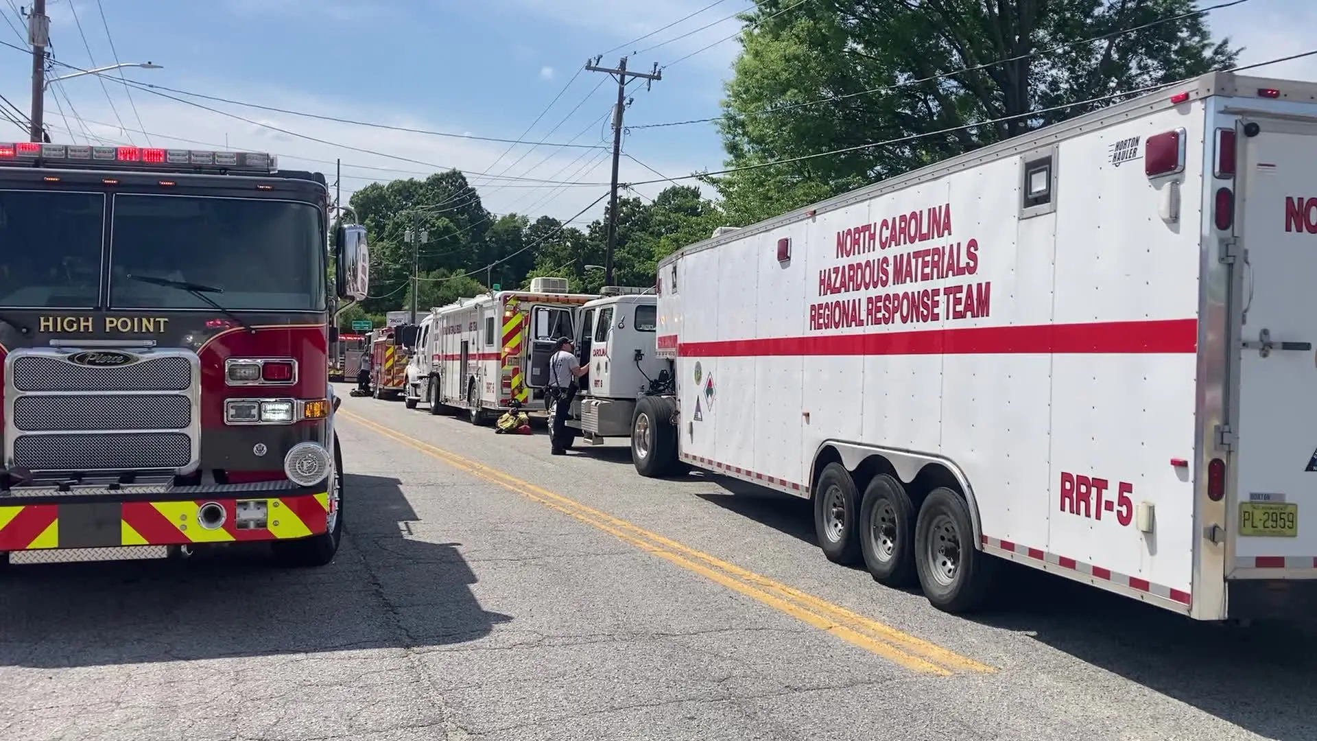 Crews respond to foam factory fire in High Point