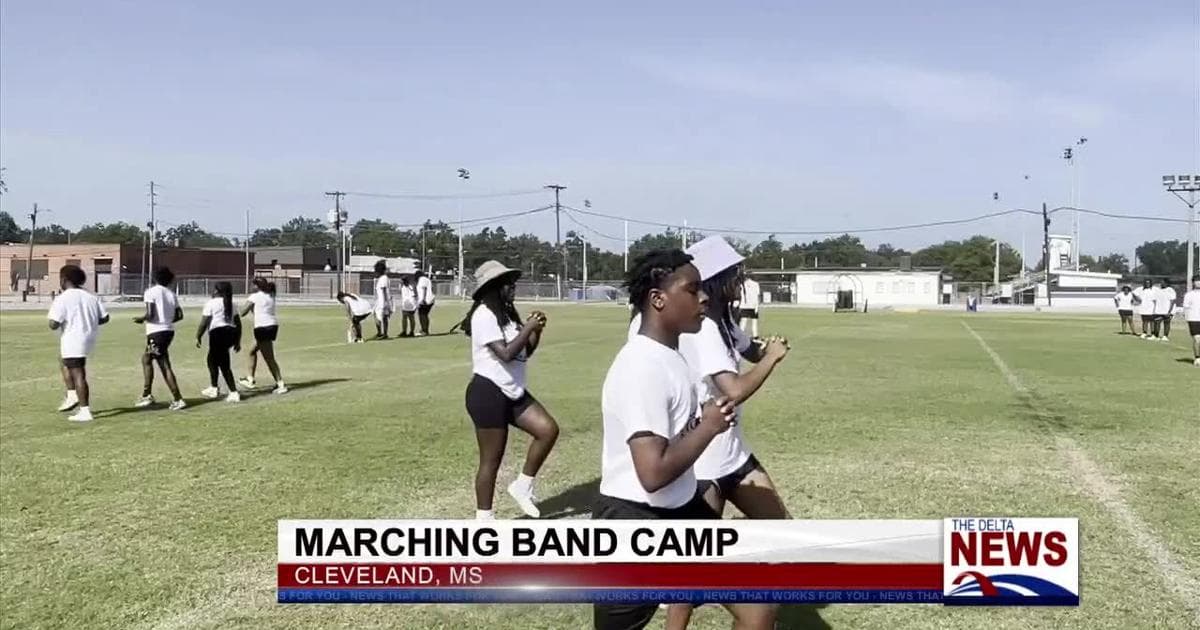 Cleveland Central High band camp prepares students for marching season