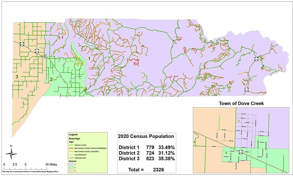 Dolores County addressing office keeps roads, addresses and maps accurate