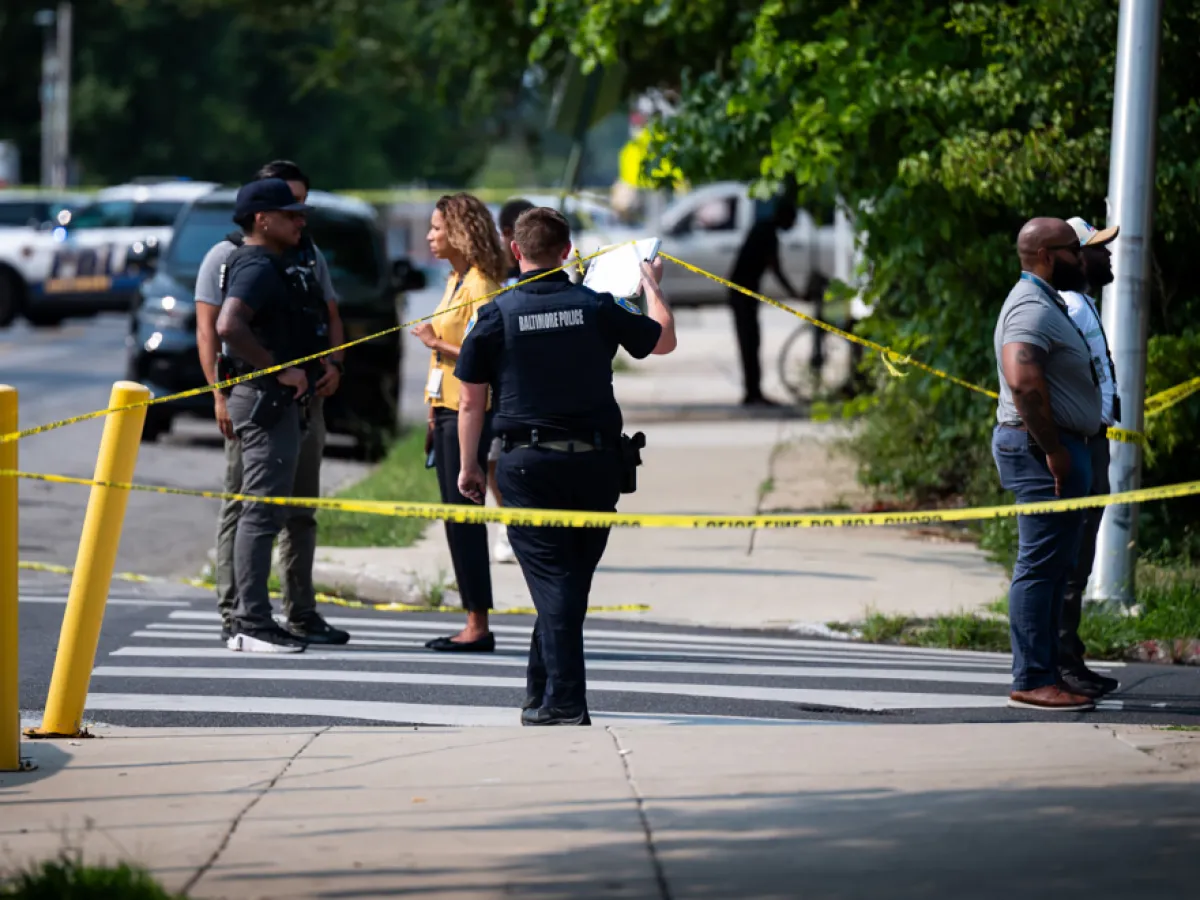 Baltimore police investigate reported shooting in West Baltimore's Penrose area
