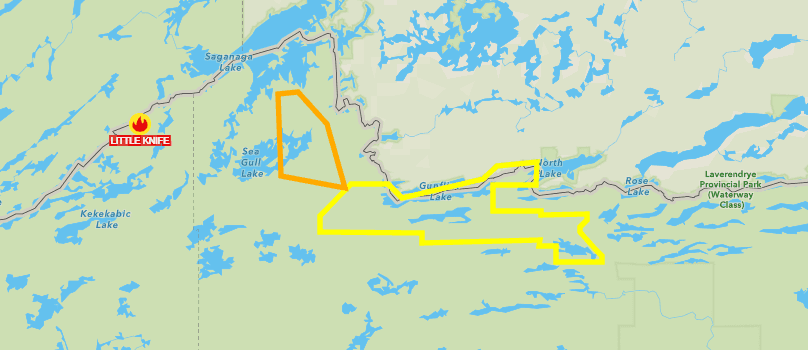 Little Knife Fire triggers READY notice along Gunflint Trail