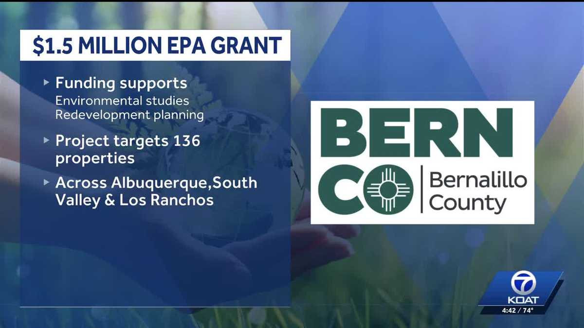 Bernalillo County wins $1.5 million EPA grant for cleanup coalition