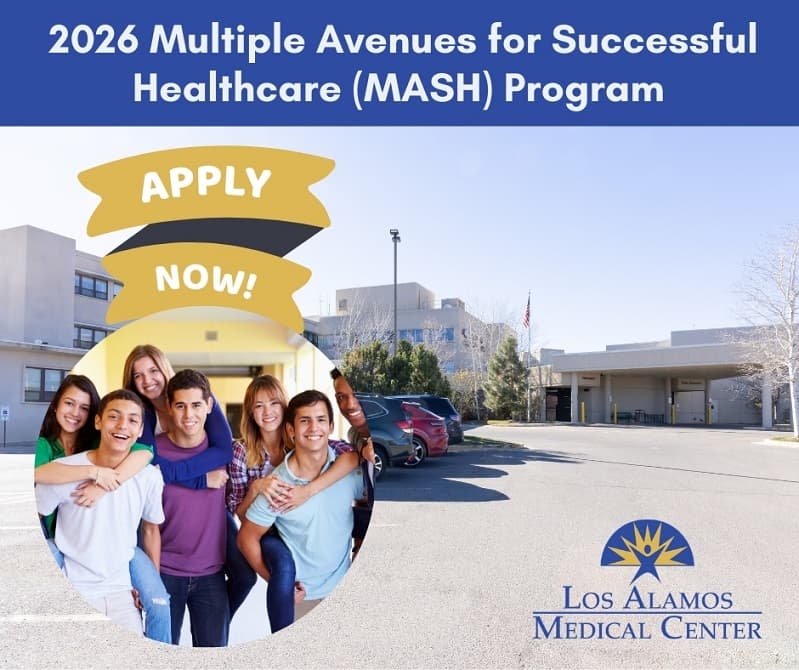 Los Alamos Medical Center, high school host 16 students in MASH program