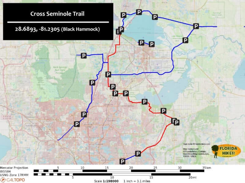 How Seminole County classifies and builds its trail network