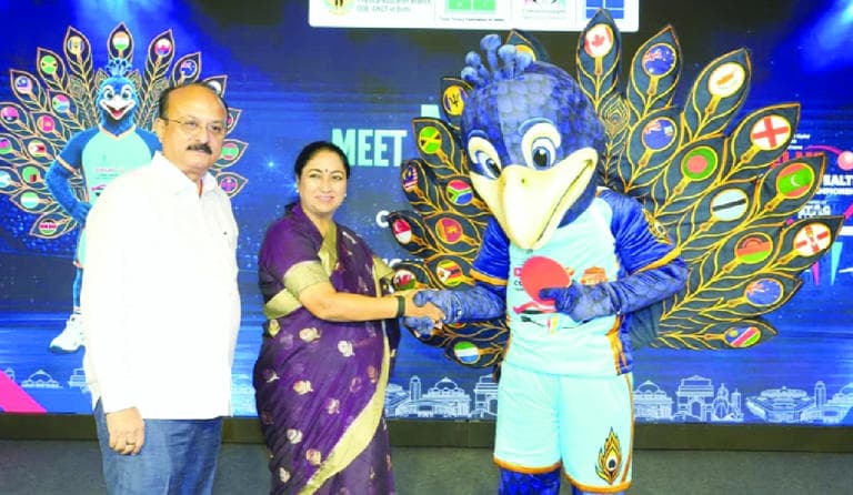 Delhi unveils Mayur mascot for Commonwealth Table Tennis Championship 2026