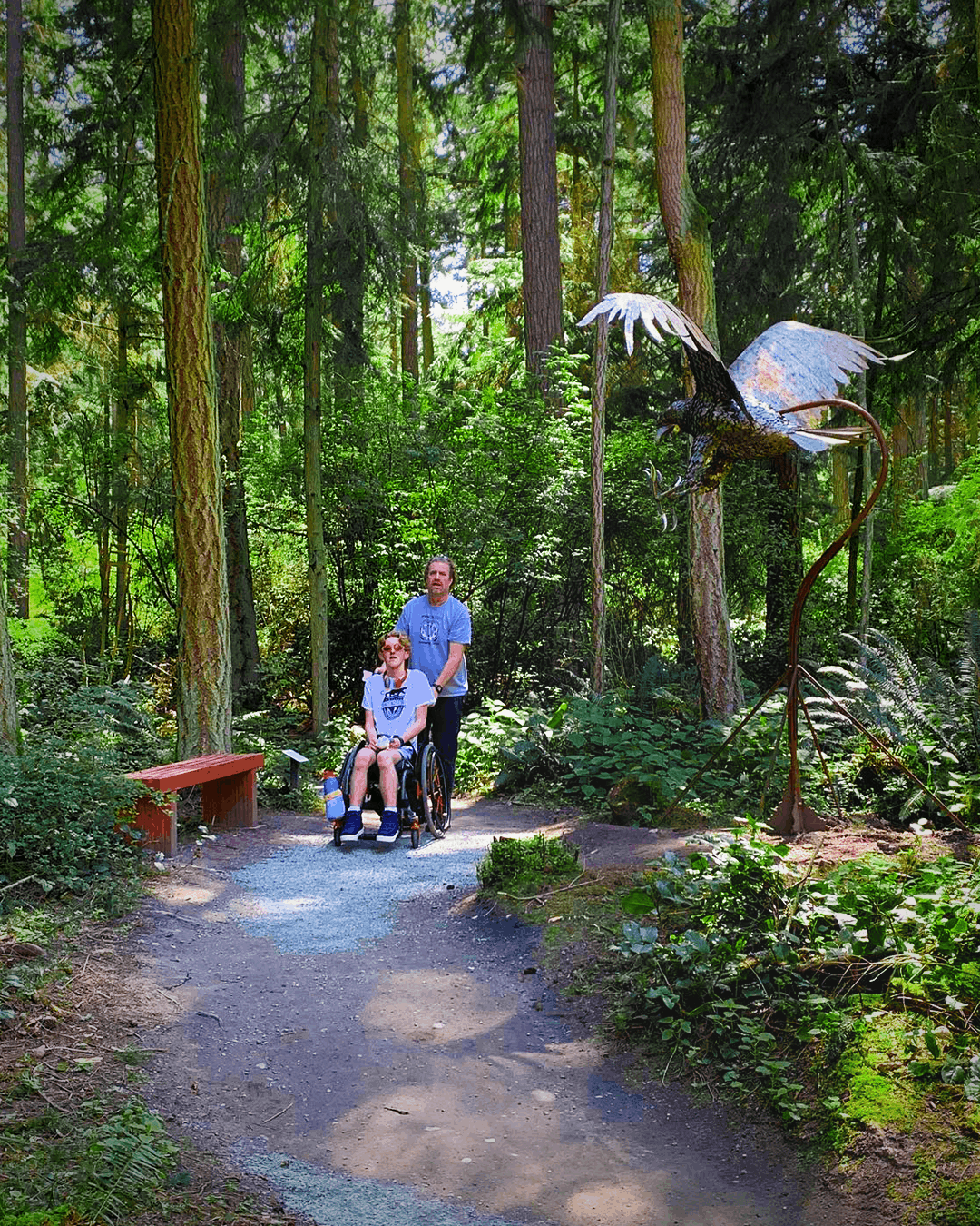 Price Sculpture Forest offers a quiet, self-guided art walk in Coupeville