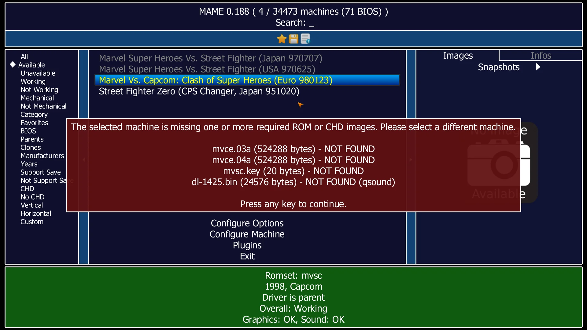 How MAME finds ROMs, CHDs, and other game files
