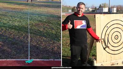 Axe throwing records go beyond distance with speed and accuracy tests