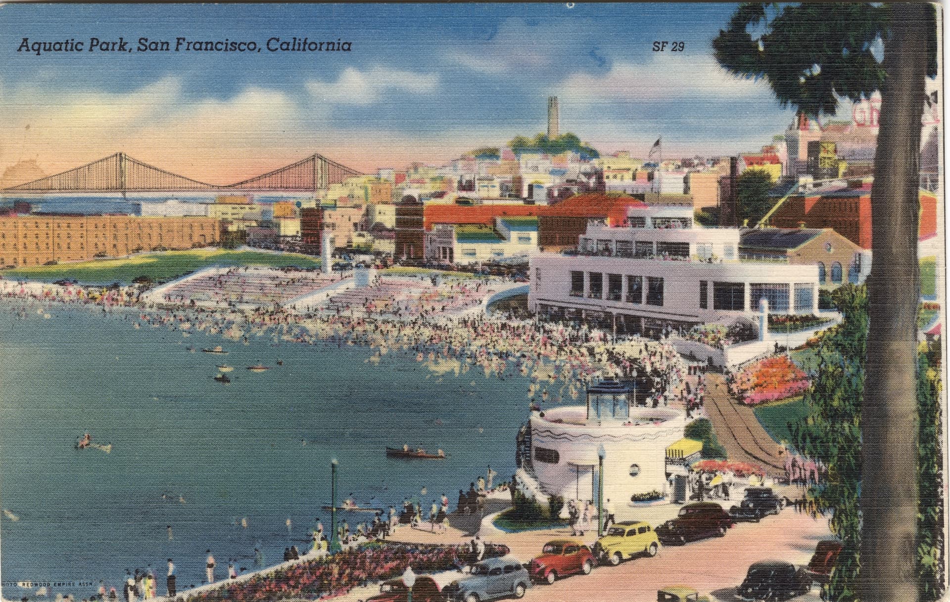 Aquatic Park’s WPA-era design shaped San Francisco’s waterfront retreat