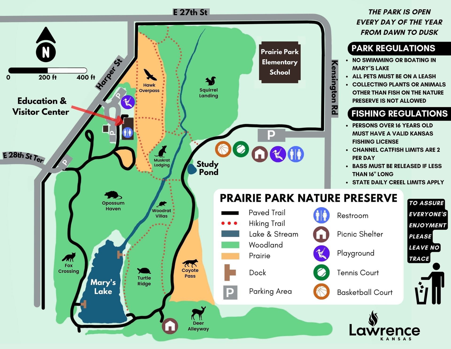 Prairie Park Nature Center offers wetlands, prairie and trails in Lawrence