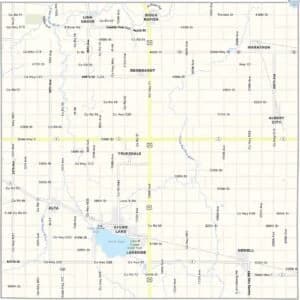 Buena Vista County website maps 10 cities, 6 school districts