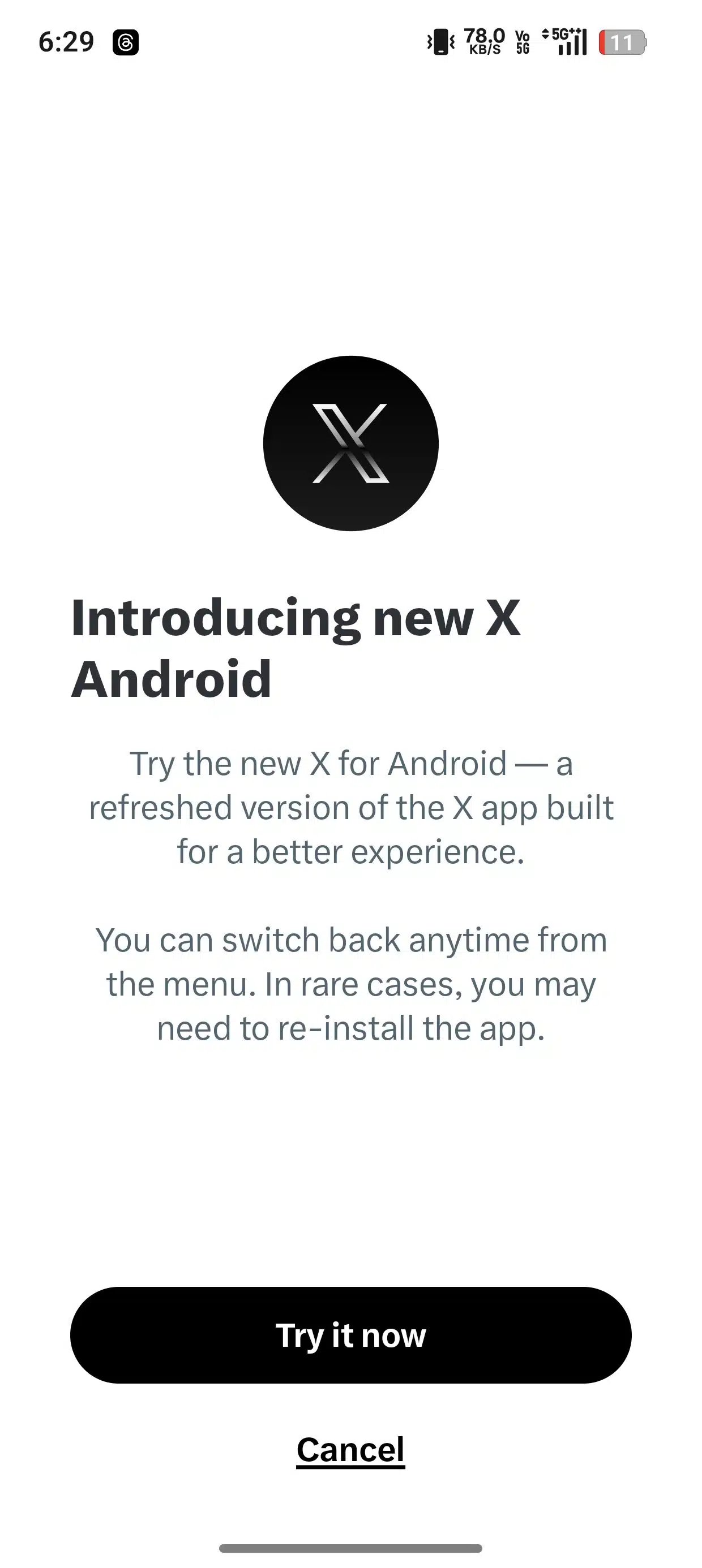 X rolls out rebuilt Android app worldwide after year-long rewrite