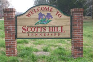 Scotts Hill page highlights city hall, mayor and aldermen in Decatur County