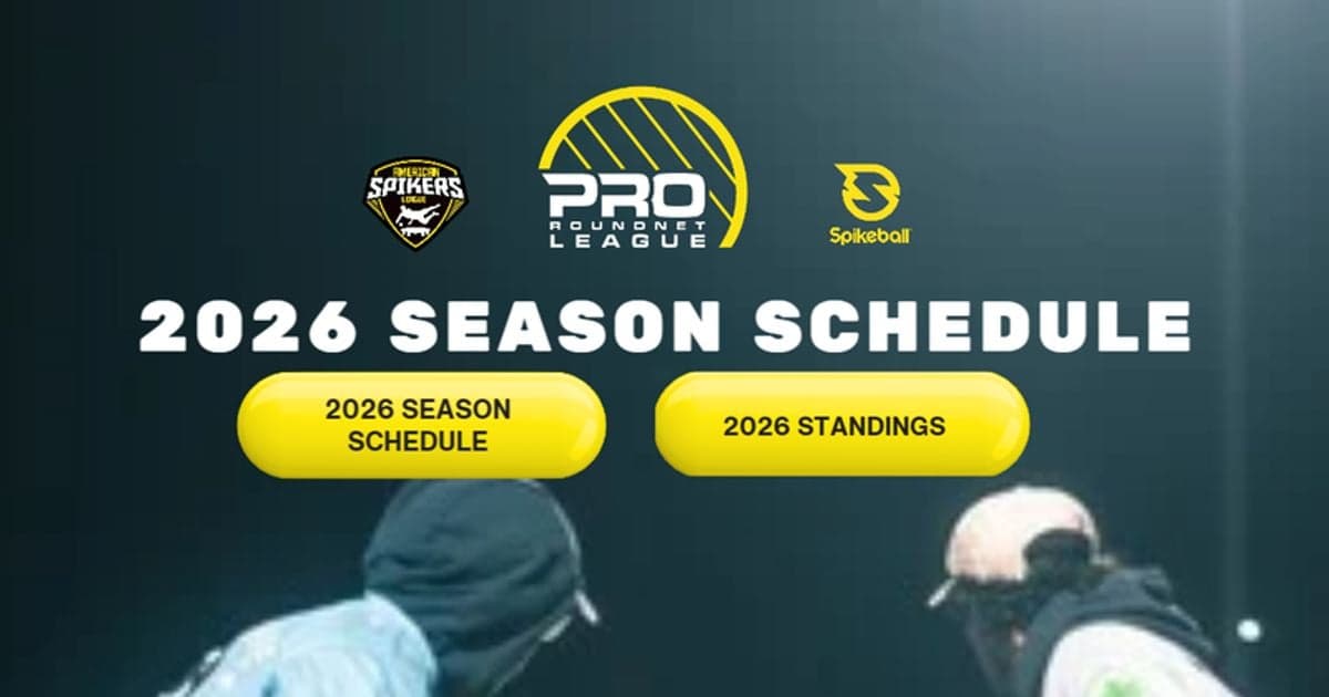 Pro Roundnet League unveils 2026 season with squads, standings and live stats