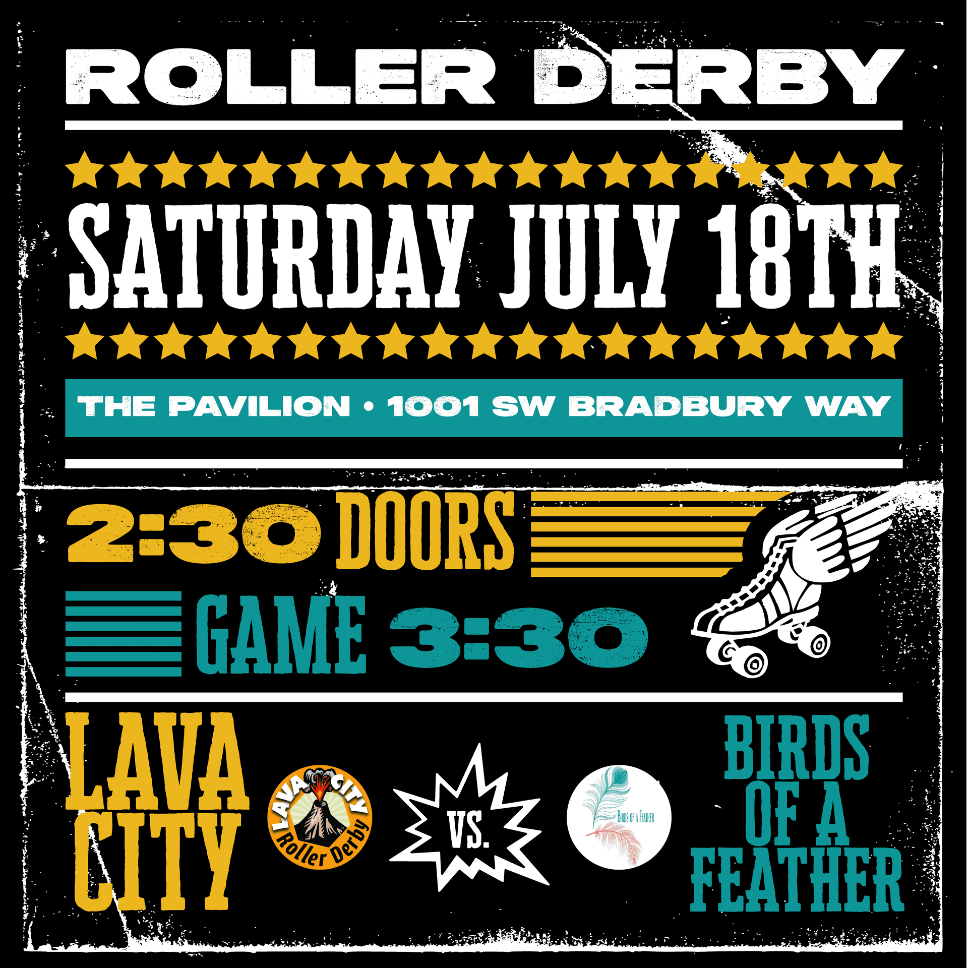 Lava City Roller Derby hosts Birds of a Feather in Bend bout