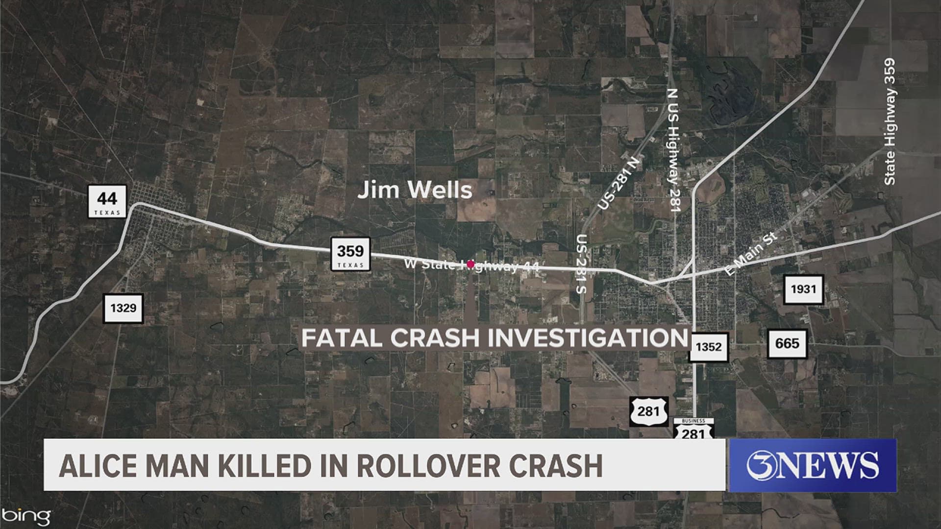 Semi hydroplanes on Highway 44, kills Alice passenger in rollover