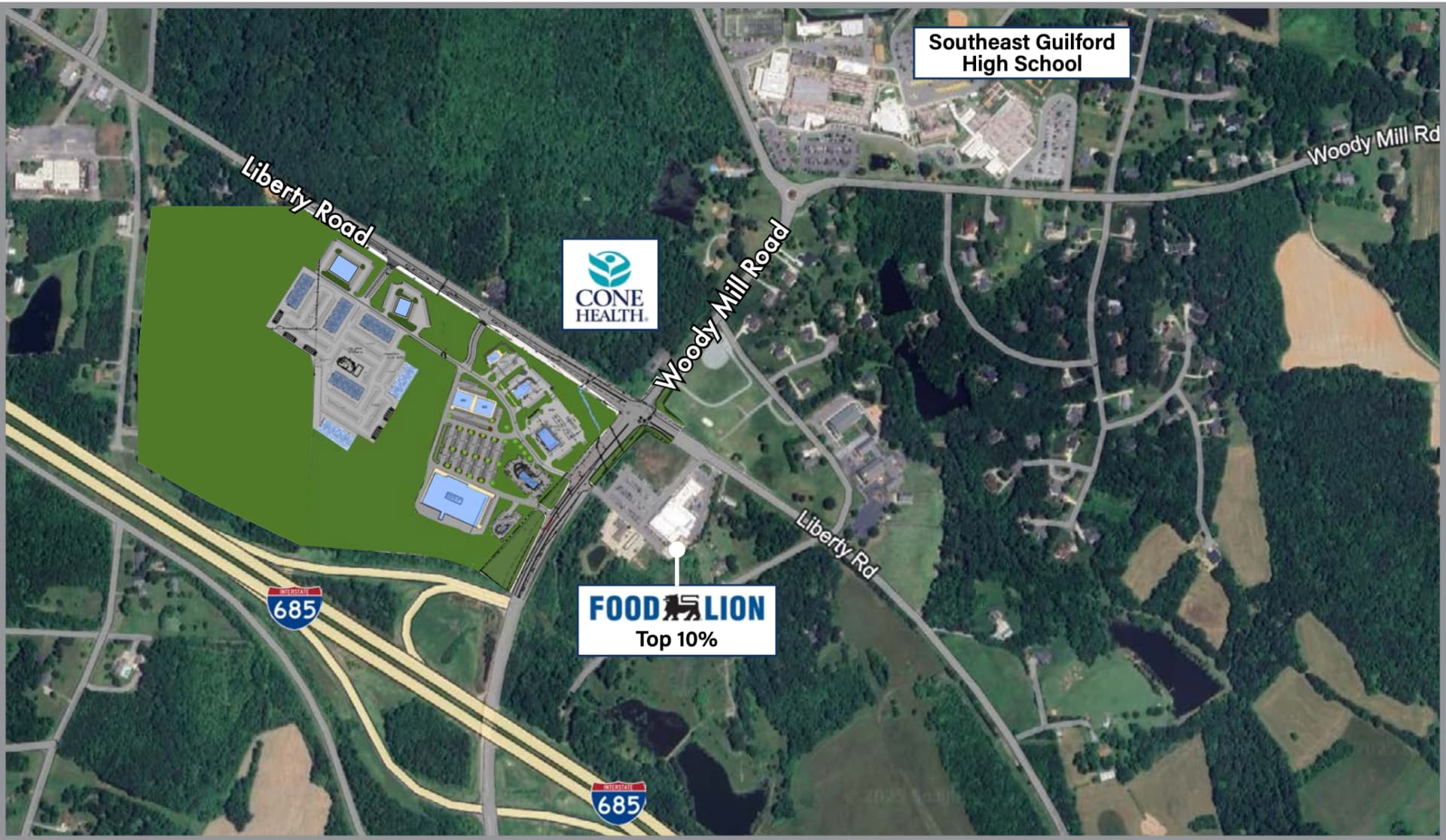 Greensboro developers plan nearly $100 million Guilford County project