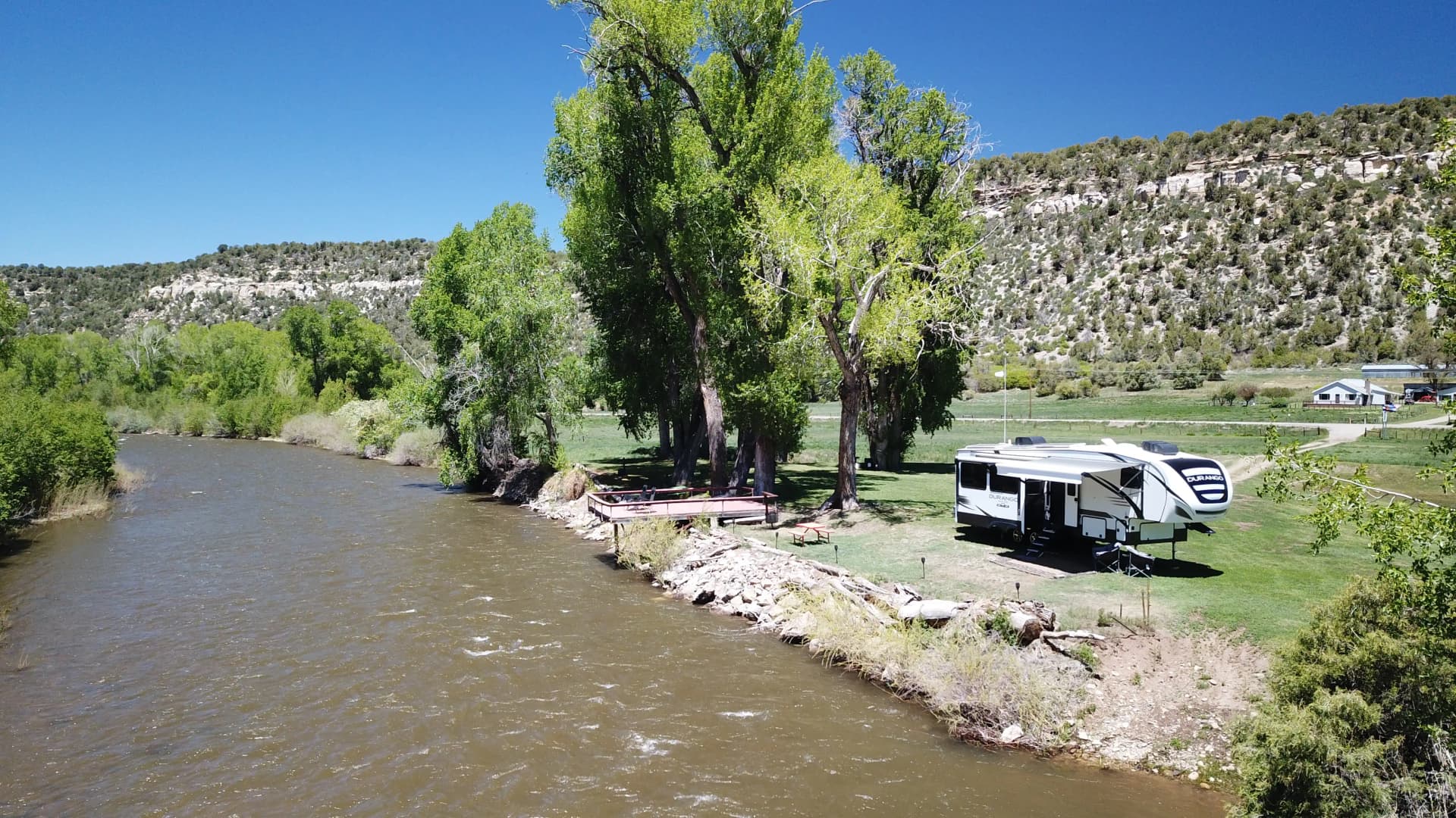 McPhee Reservoir campground offers camping, boating and fishing access