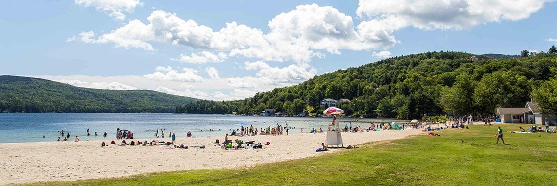 Mount Sunapee State Park offers hiking, swimming and camping in Newbury