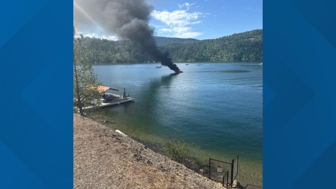 Boat fire near Higgins Point under investigation, no injuries reported