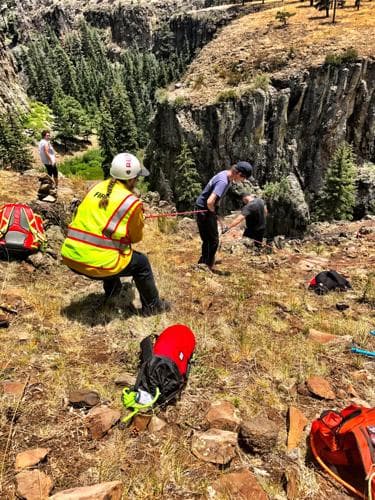 Girl airlifted after rappelling accident in Greer amid mountain rescue