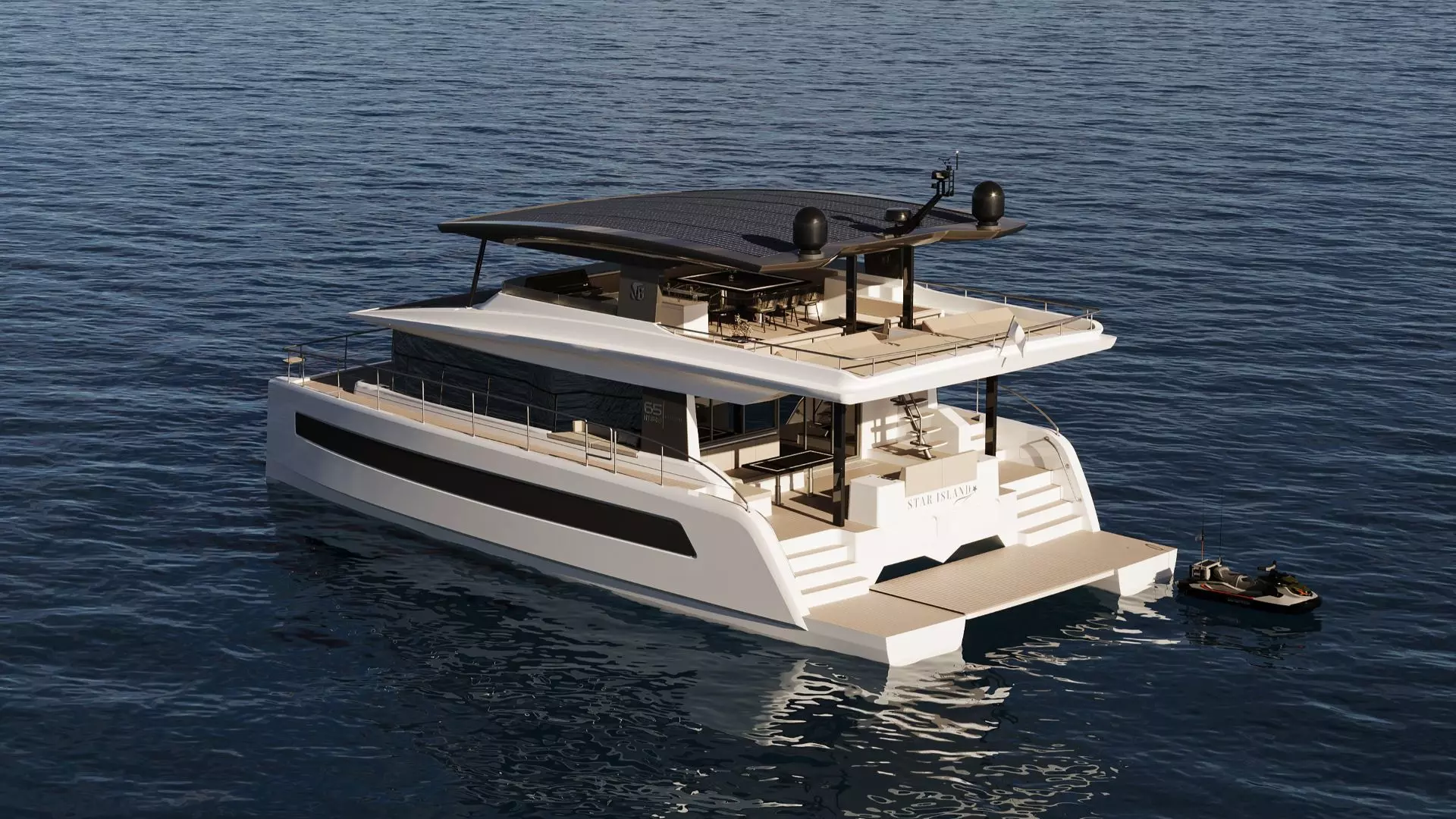 VisionF unveils first 65 Hybrid catamaran with twin diesel power