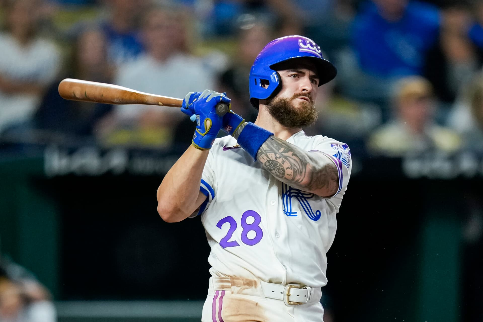 Kyle Isbel’s Triple-A rehab assignment delayed by foot soreness