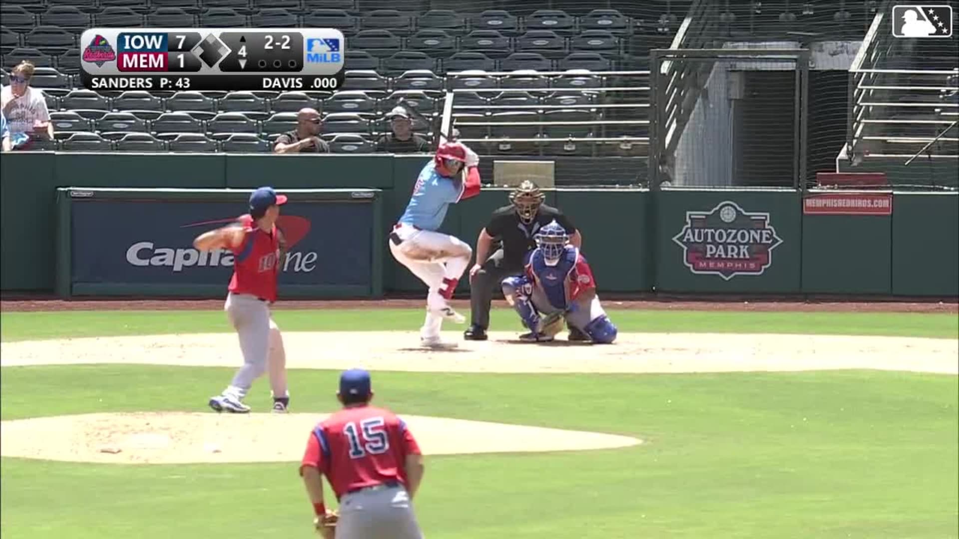 Chase Davis hits first Triple-A homer in Redbirds’ 13-4 loss to Iowa