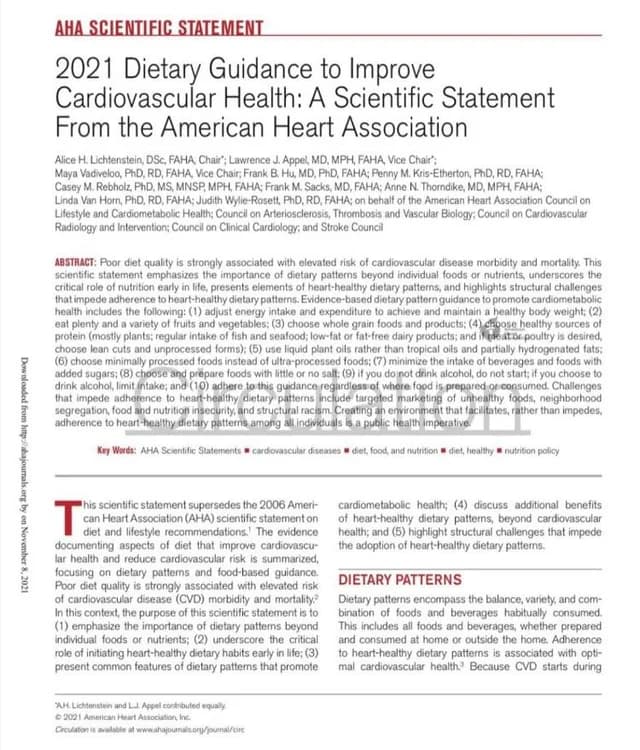 AHA guidance favors plant protein, fish and low-fat dairy choices