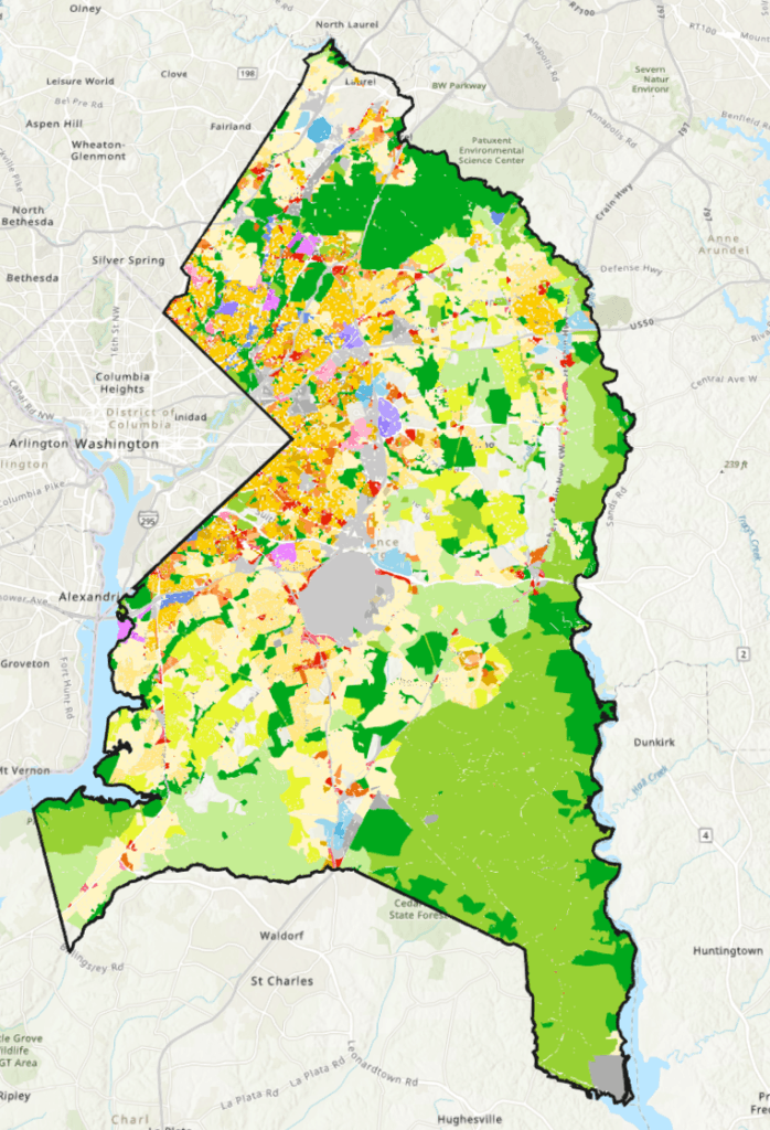 Prince George's County green infrastructure plan maps habitat conservation priorities