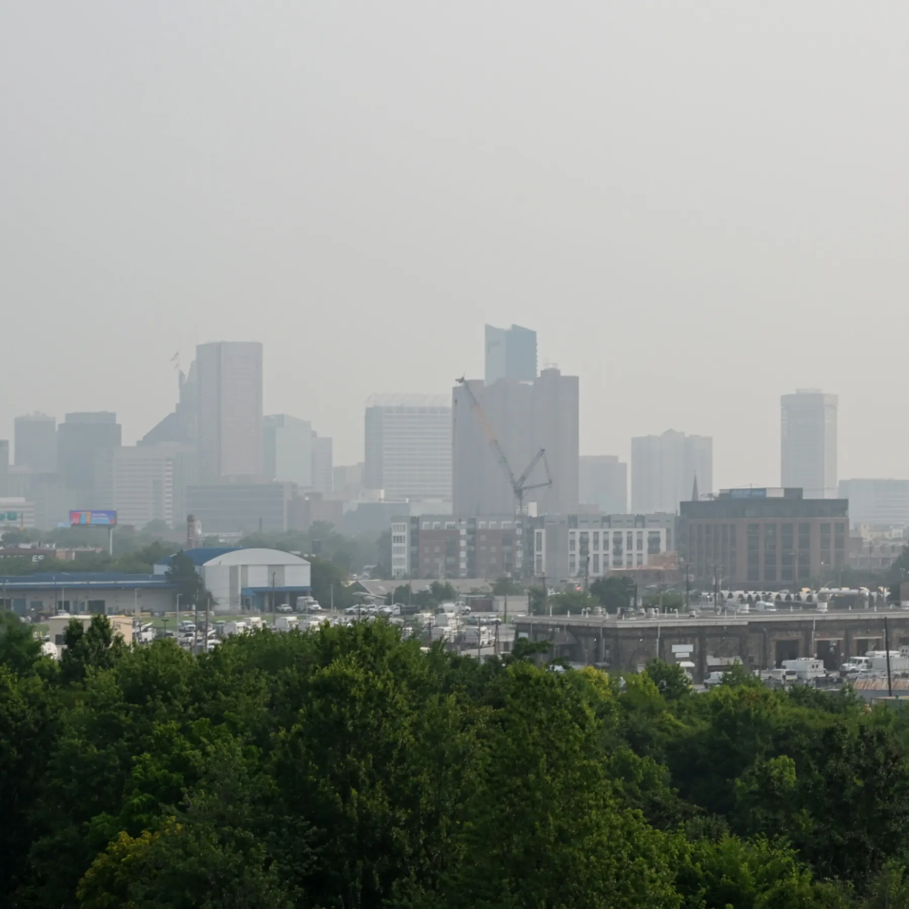 Baltimore under Code Purple air alert as wildfire smoke worsens conditions