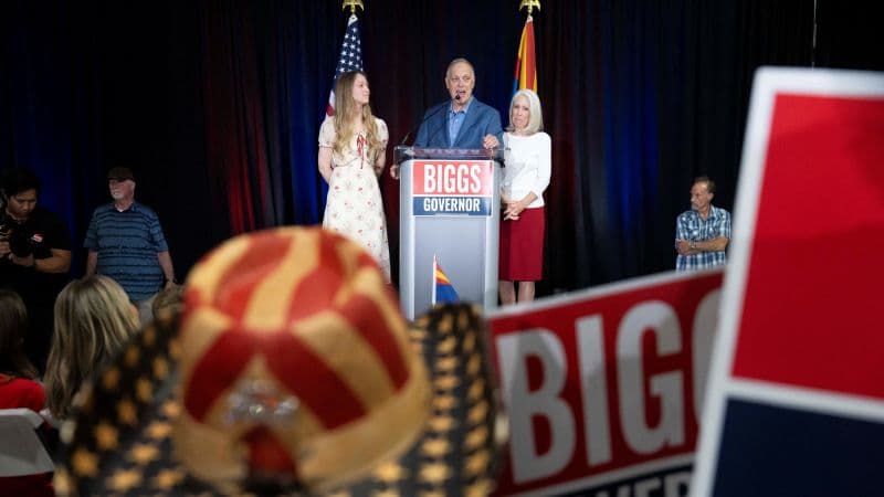 Trump-backed candidates prevail in Arizona primaries as Hobbs faces Biggs