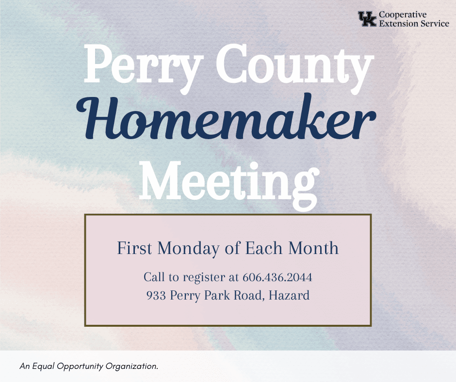 Perry County Extension Office shares events, resources, and community programs