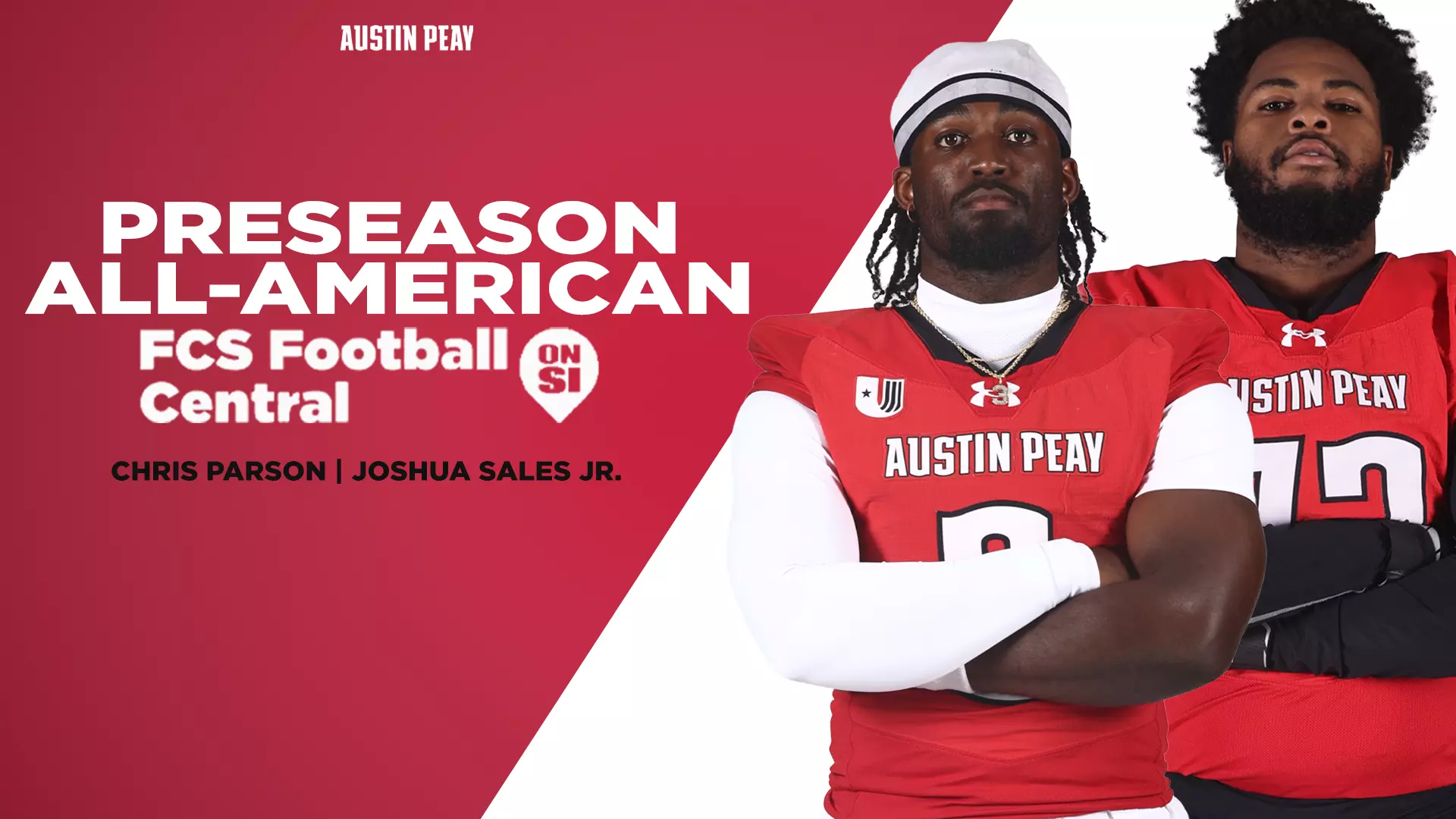 Austin Peay lands two preseason All-Americans in Sales and Parson