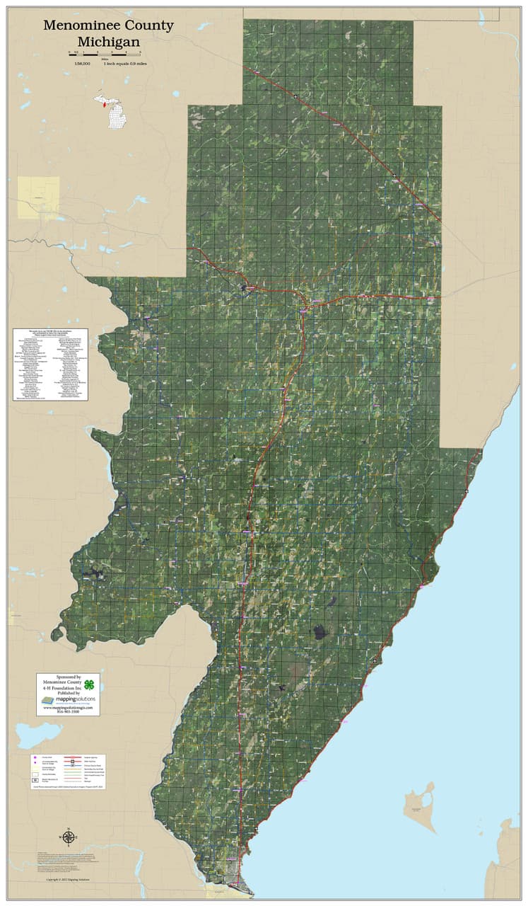 Menominee County updates land information system for property and boundary searches