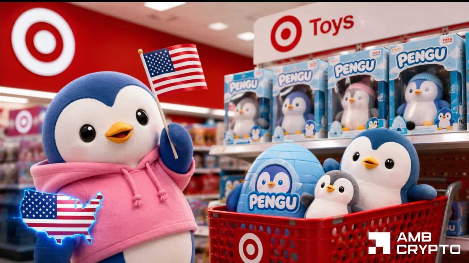 Pudgy Penguins launches Pengu plushies in Target stores nationwide