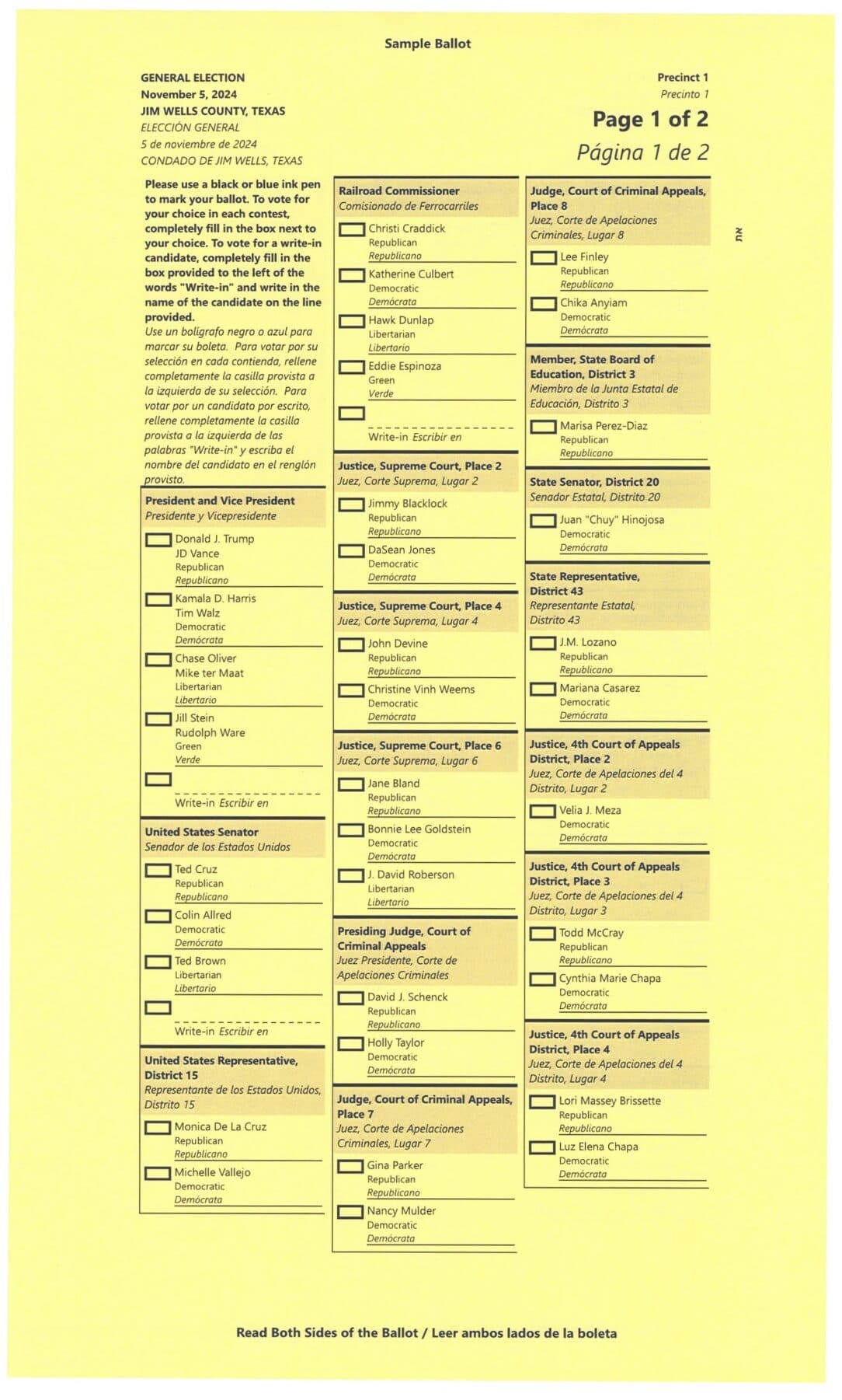 Jim Wells County elections page centralizes notices for voters
