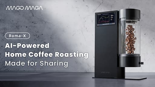 Mago Maga launches Roma-X AI home coffee roaster on Kickstarter