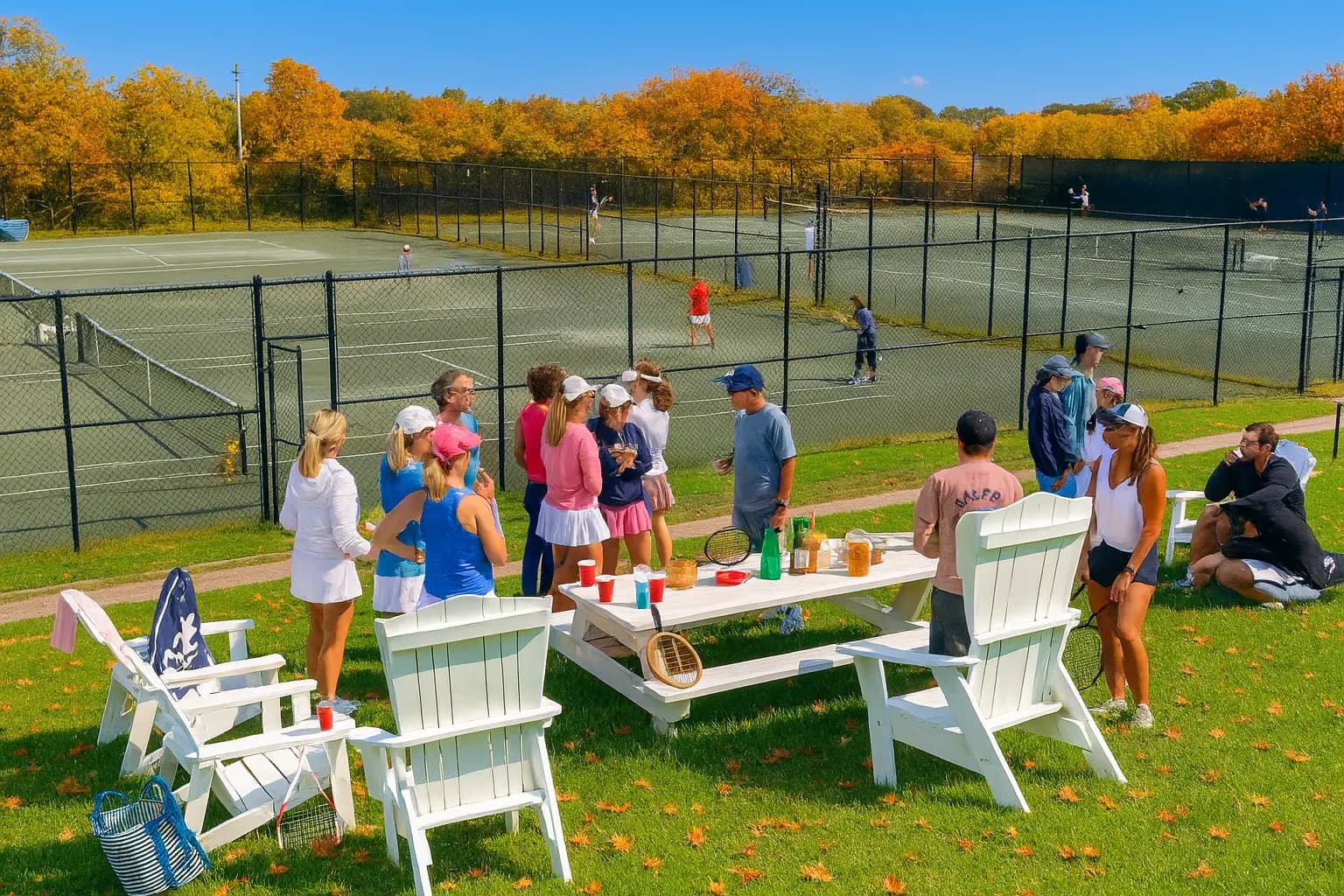Montauk tennis retreat offers clay-court training in nature preserve